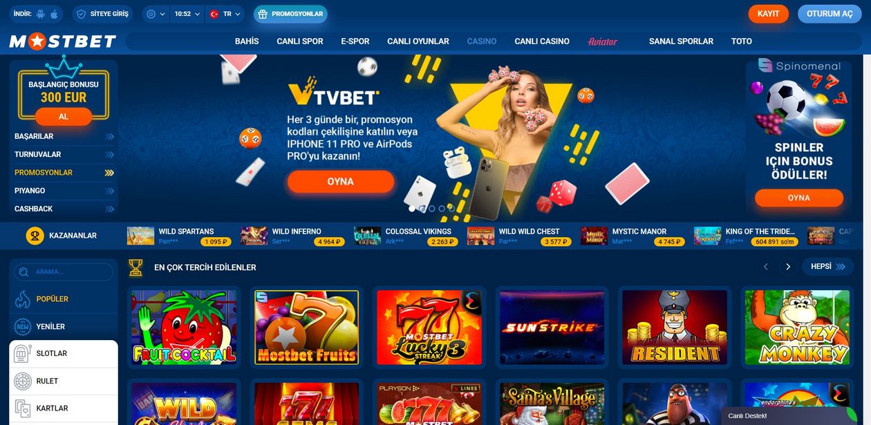 Mostbet AZ Azərbaycanda onlayn kazino saytına və mərclərə etibar edir